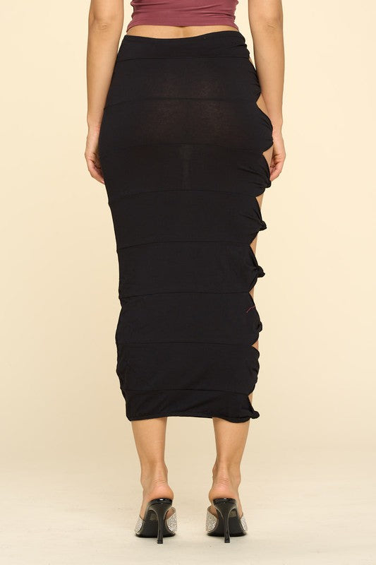 Cut Out Side Skirt – Just 4 You Fashions Cut Out Side Skirt – Just 4 You Fashions