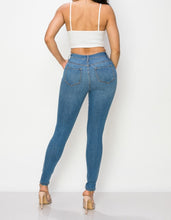 Load image into Gallery viewer, Distressed High Rise Skinny Jeans
