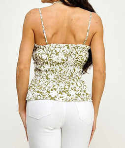 Floral Print Cami Top