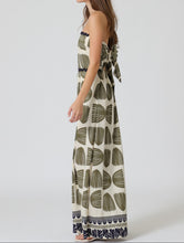 Load image into Gallery viewer, Tube Wave Trim Jumpsuit

