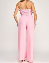 Load image into Gallery viewer, Flower Detail Tube Crop Top and Pants Set
