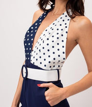 Load image into Gallery viewer, Polka Dot Halter Romper
