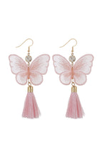 Load image into Gallery viewer, Tassel Butterfly Earrings
