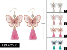 Load image into Gallery viewer, Tassel Butterfly Earrings
