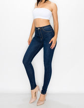 Load image into Gallery viewer, Denim Dark Blue High Waisted Jeans
