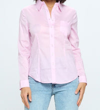 Load image into Gallery viewer, Button Down Long Sleeve Collared Top
