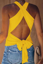 Load image into Gallery viewer, Criss Cross Backless Top
