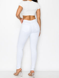 Plus High Rise Basic Skinny Jeans