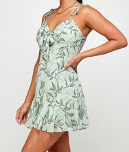 Load image into Gallery viewer, Tie Front Spaghetti Strap Dress
