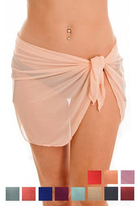 Mini Sheer Beach Cover Up Skirt