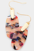 Load image into Gallery viewer, Marble Stone Dangle Earrings
