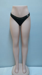 Low Rise Gold Stud Bikini Bottom-Swimsuits-Just 4 You Fashions Online Clothing Store Grand Cayman Cayman Islands